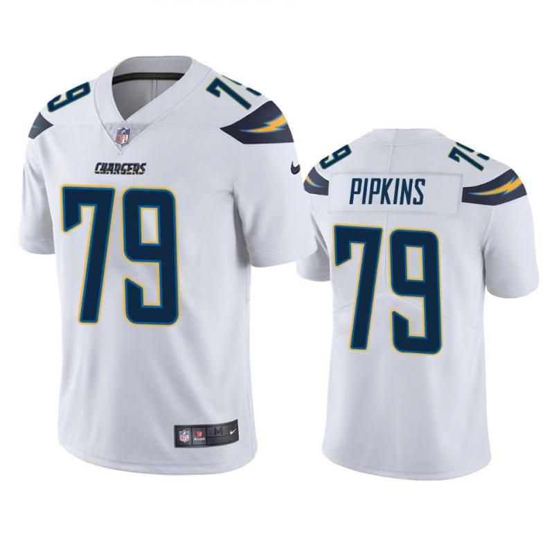 Men Los Angeles Chargers #79 Trey Pipkins III Nike White Limited NFL Jersey->los angeles chargers->NFL Jersey
